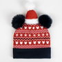 Cerdá Gorro Punto Christmas Minnie Disney Rojo