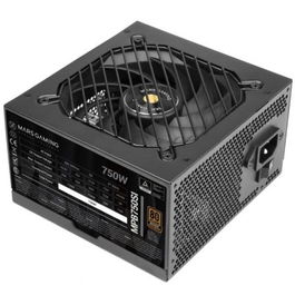 Mars Gaming Fuente de Alimentación MPB750SI 750W 80 Plus Bronze Ventilador 12cm Extreme Silence ATX para PC Gaming