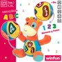 Winfun Peluche jirafa que habla con luces en español