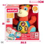 Winfun Peluche jirafa que habla con luces en español