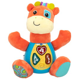 Winfun Peluche jirafa que habla con luces en español