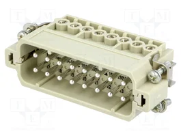 HARTING Han® A Plantilla de Contacto Macho 16A 16+PE