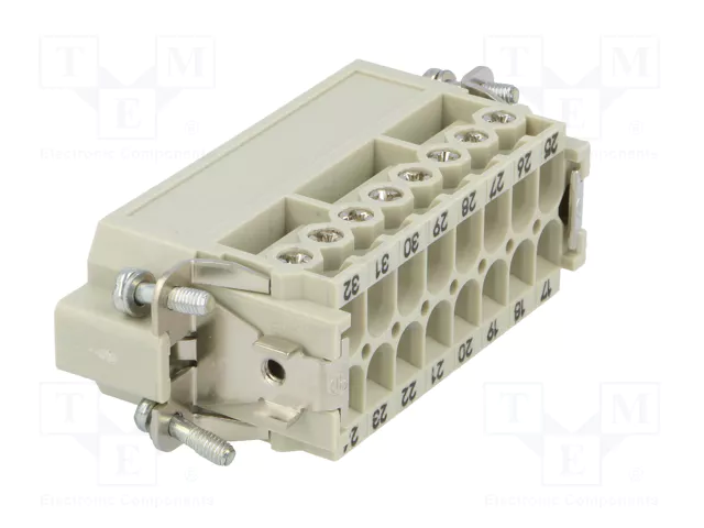HARTING Han® A Plantilla de Contacto Macho 16A 16+PE