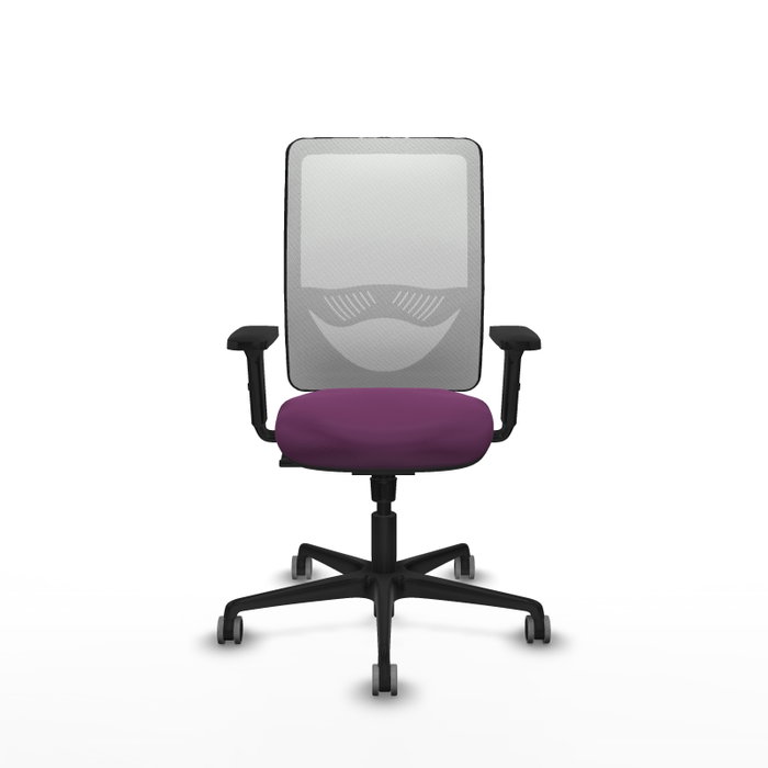 PIQUERAS Y CRESPO Silla de oficina Zulema con mecanismo Sincro, Morado y Blanco PIQUERAS Y CRESPO Silla de oficina Zulema con mecanismo Sincro, Morado y Blanco