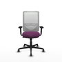 PIQUERAS Y CRESPO Silla de oficina Zulema con mecanismo Sincro, Morado y Blanco
