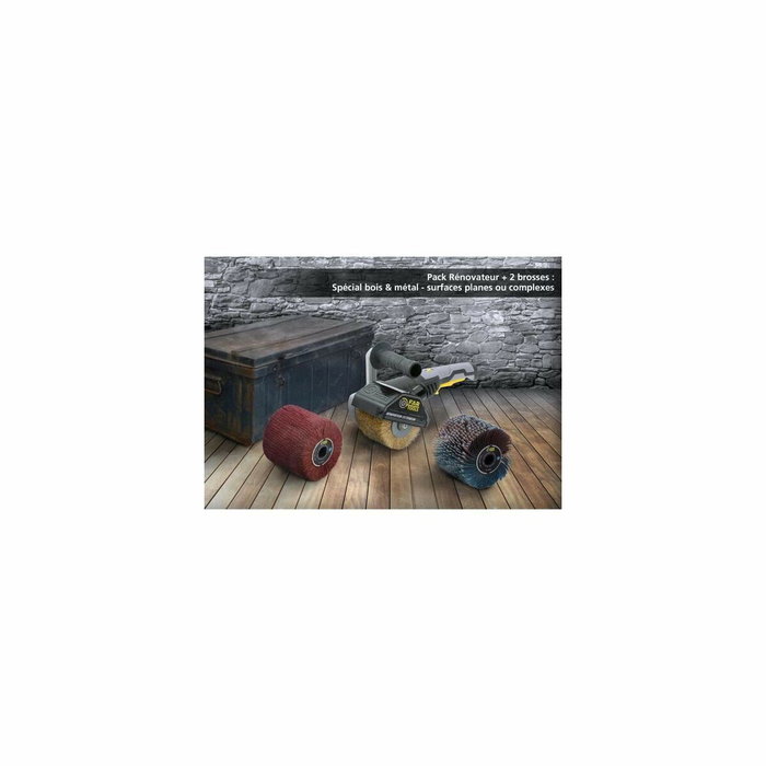 Fartools REX120C Renovador con cepillo y correas de nailon