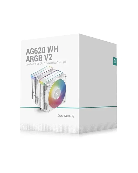 DeepCool AG620 WH ARGB V2 Refrigerador de aire para CPU Blanco