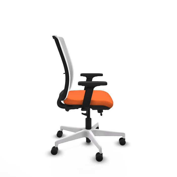PIQUERAS Y CRESPO Silla de oficina Haches Naranja y Blanco PIQUERAS Y CRESPO Silla de oficina Haches Naranja y Blanco