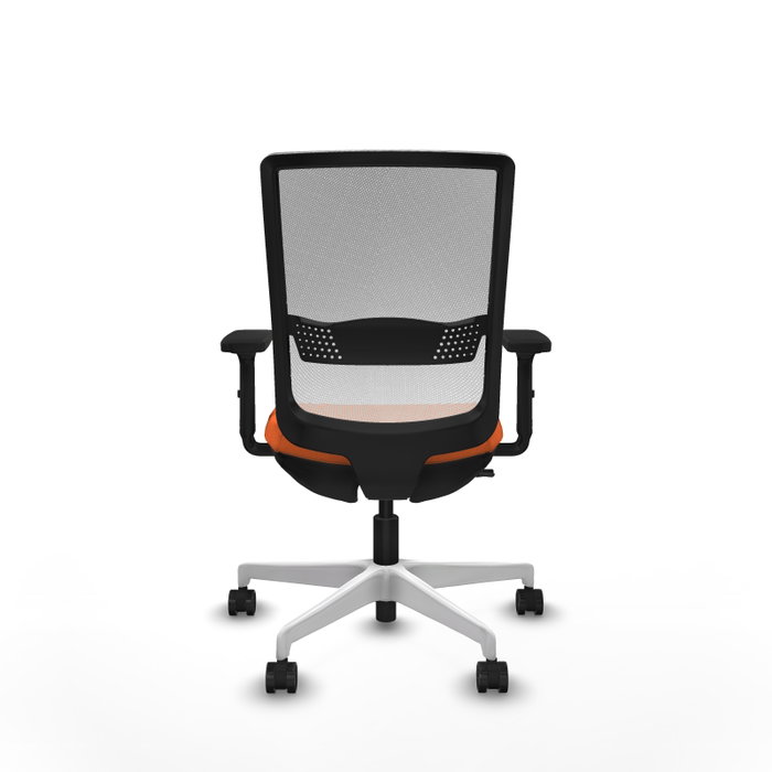 PIQUERAS Y CRESPO Silla de oficina Haches Naranja y Blanco PIQUERAS Y CRESPO Silla de oficina Haches Naranja y Blanco