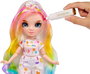 MGA Muñeca Rainbow High Color & Create Ojos Azules con Accesorios, 30,48x25,40x8,13 cm