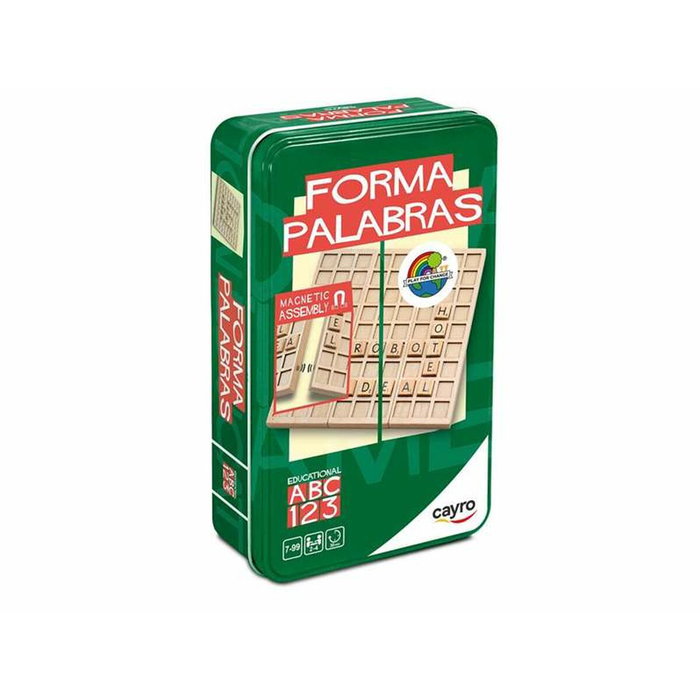 Cayro Juego Formapalabras Travel Metal Box (100 % Madera FSC) Cayro Juego Formapalabras Travel Metal Box (100 % Madera FSC)