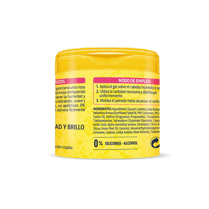 Giorgi Line Gel Ligero para Rizos 400 ml - Definición, Elasticidad, Sin Frizz - Con Aloe Vera - Sin Alcohol ni Siliconas