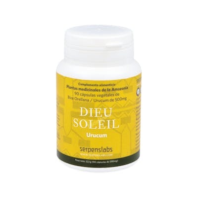 SERPENS Dieu Soleil 90 Cápsulas Urucum para el mantenimiento de la piel SERPENS Dieu Soleil 90 Cápsulas Urucum para el mantenimiento de la piel