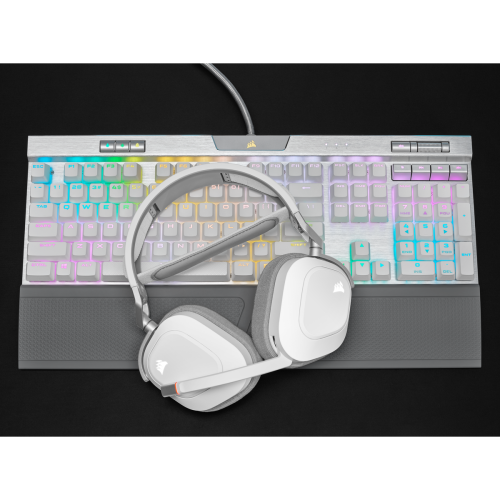 Corsair HS80 RGB Wireless Gaming Headset / CA-9011236-EU - Blanco Corsair HS80 RGB Wireless Gaming Headset / CA-9011236-EU - Blanco