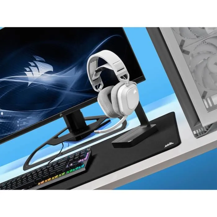 Corsair HS80 RGB Wireless - Blanco