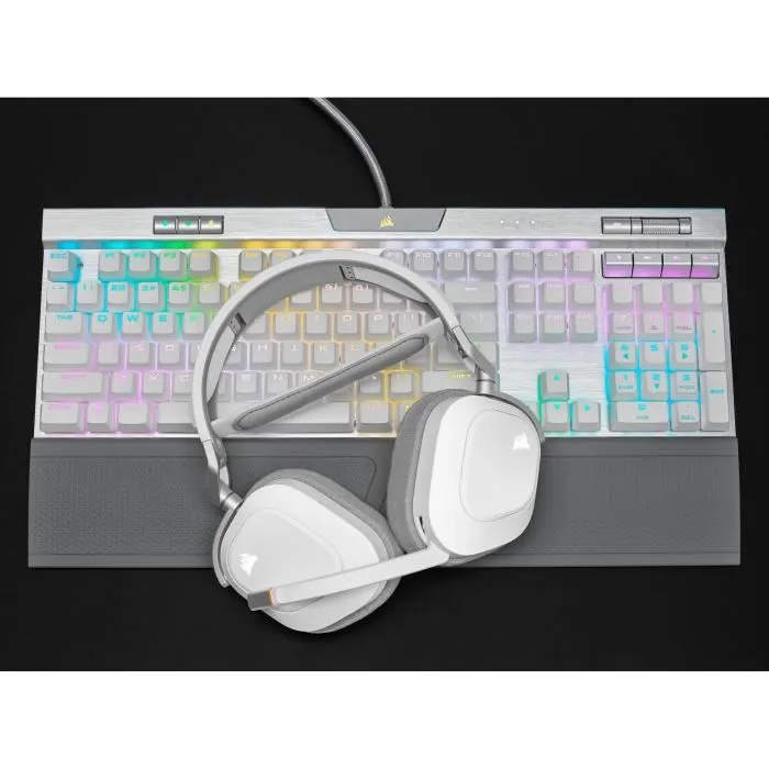 Corsair HS80 RGB Wireless - Blanco