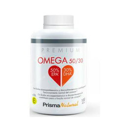 Prisma Natural Omega 3 50/30 100 Perlas - Ácidos Grasos EPA y DHA para Corazón, Cerebro y Visión