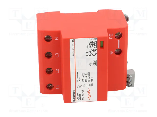 Dehn + Soehne DEHN DSH TNS 255 FM Tipo 1+2 para sistemas trifásicos
