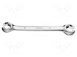 NEO TOOLS Llave de anillo semiabierto bilateral 13mm, 14mm