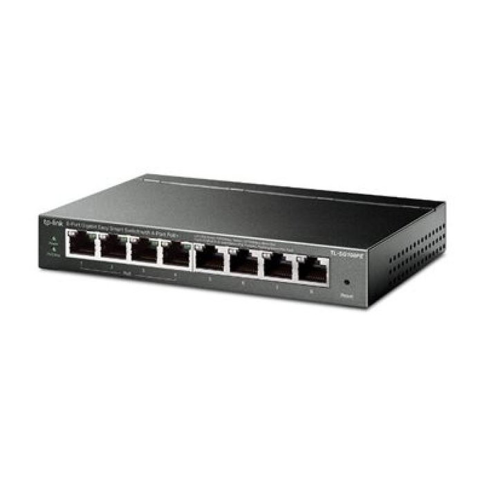 TP-Link TL-SG108PE Switch Gigabit de 8 puertos con 4 puertos PoE+
