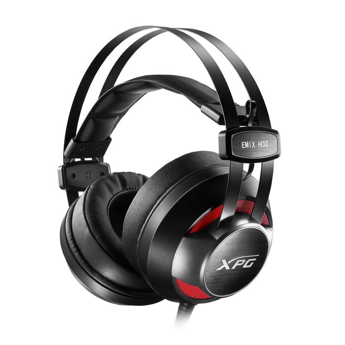 Adata XPG EMIX H30 SE Auriculares Gaming con Micrófono y Amplificador, Negro y Rojo