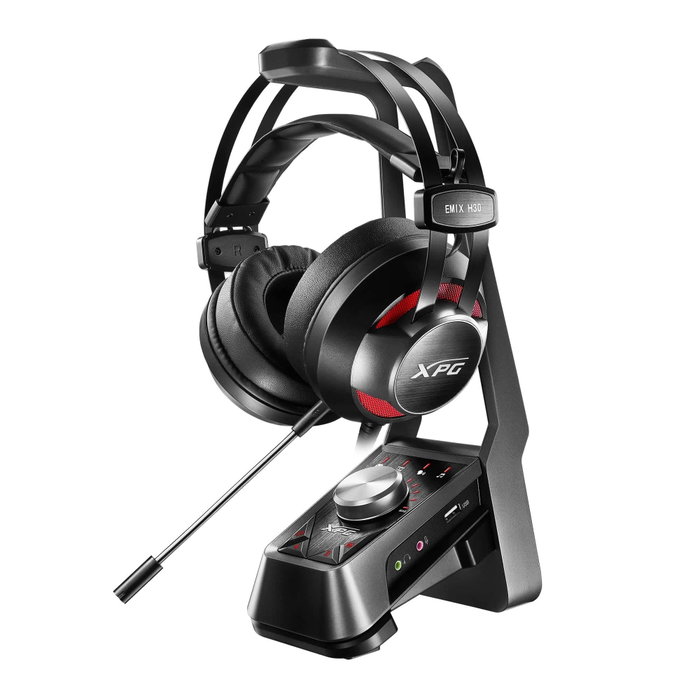 Adata XPG EMIX H30 SE Auriculares Gaming con Micrófono y Amplificador, Negro y Rojo