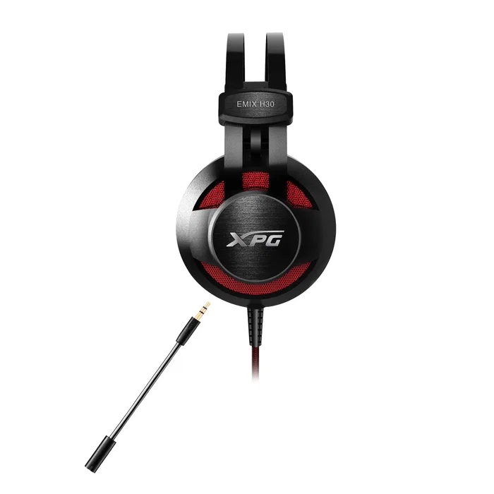 Adata XPG EMIX H30 SE Auriculares Gaming con Micrófono y Amplificador, Negro y Rojo