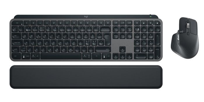 Logitech MX Keys Combo for Business | Gen 2, GRAPHITE, PAN NORDIC Keyboard and MX Master 3S Mouse