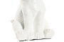 DKD Home Decor Lámpara de Sobremesa Elefante Blanco y Dorado
