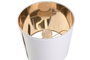 DKD Home Decor Lámpara de Sobremesa Elefante Blanco y Dorado