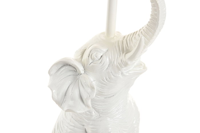 DKD Home Decor Lámpara de Sobremesa Elefante Blanco y Dorado DKD Home Decor Lámpara de Sobremesa Elefante Blanco y Dorado