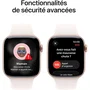 Apple MF8F4ZRA Watch Series 11 GPS + Cellular 42mm Caja Aluminio Oro Rosa Correa Deportiva Tono Rubor Claro M/L
