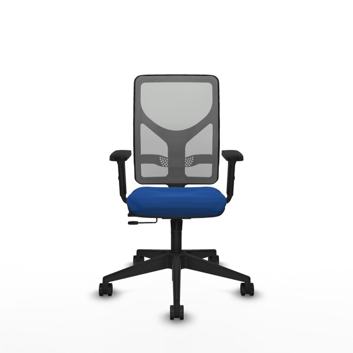 PIQUERAS Y CRESPO Silla de oficina Motilla Azul y Gris