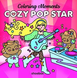 SHOEBOX MEDIA COZY POP STAR ('COLORING MOMENTS')