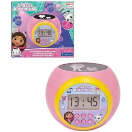 Lexibook LEX3380743105338 Gabby y la Casa Mágica Despertador Proyector