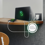 Aisens Cargador GaN 100W con 2xUSB-C y 1xUSB-A, Blanco