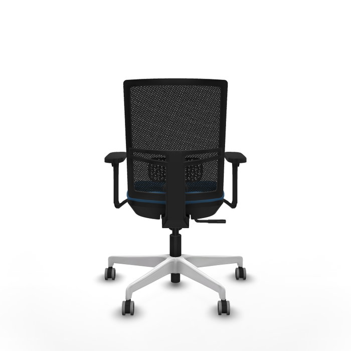 PIQUERAS Y CRESPO Silla de oficina Yunquera con mecanismo Sincro, Azul claro y Negro PIQUERAS Y CRESPO Silla de oficina Yunquera con mecanismo Sincro, Azul claro y Negro