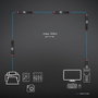 Lindy Cable de extensión USB 3.0 activo delgado y alargable, conector A, longitud 3 metros, velocidad de 5 Gbps