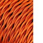 Edm Cable Textil Trenzado 2x0,75mm 25m Oro Seda