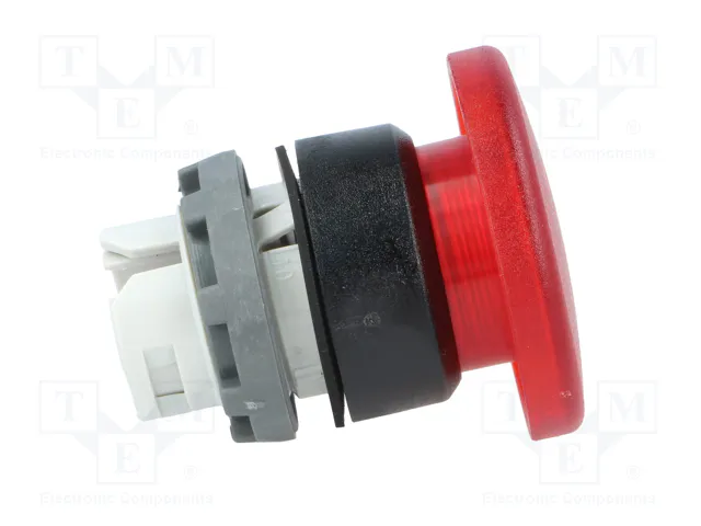 ABB Interruptor de presión rojo MLB-1 22mm