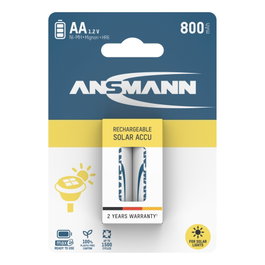 Ansmann maxE NiMH Mignon AA 800 mAh Solar - Pack de 2