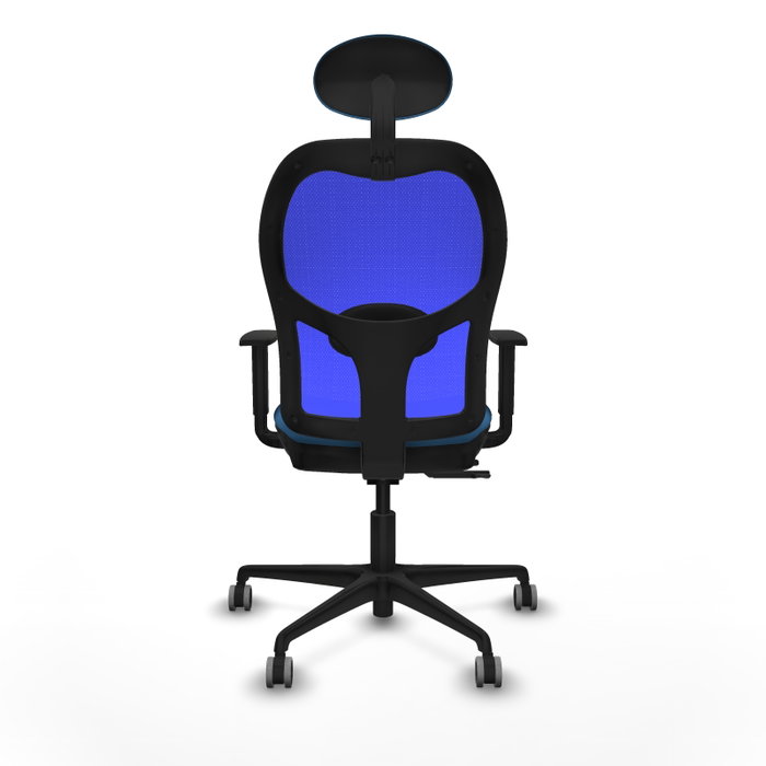 PIQUERAS Y CRESPO Silla de oficina Jorquera Azul con mecanismo Sincro/Traslack
