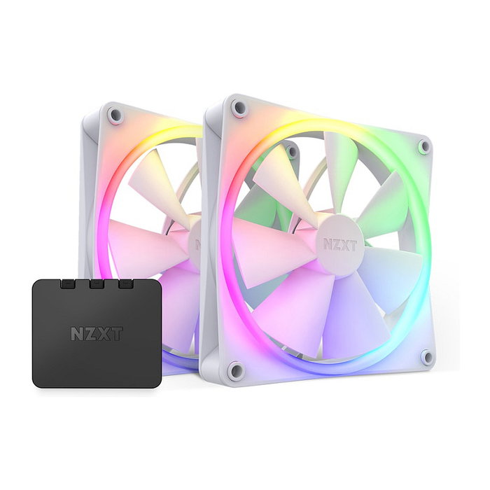 NZXT F140 RGB TWIN White 140mm (Pack de 2) RF-R14DF-W1 NZXT F140 RGB TWIN White 140mm (Pack de 2) RF-R14DF-W1