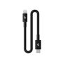 Cable USB-C a Lightning Apple MEQM4ZM/A Negro 20 cm