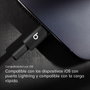 Cable USB-C a Lightning Apple MEQM4ZM/A Negro 20 cm