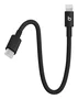 Cable USB-C a Lightning Apple MEQM4ZM/A Negro 20 cm
