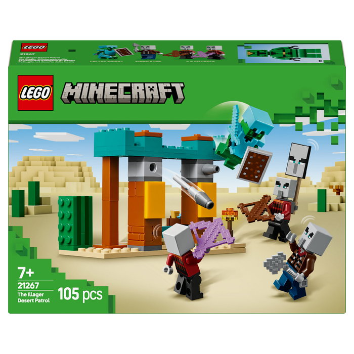 LEGO Minecraft La Patrulla del Desierto de los Maldeanos 21267