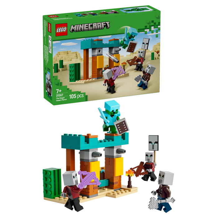 LEGO Minecraft La Patrulla del Desierto de los Maldeanos 21267