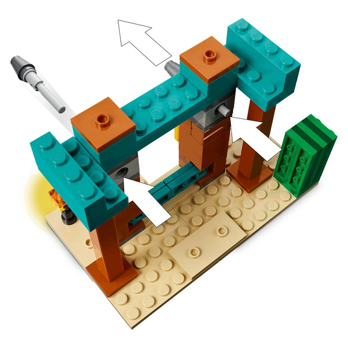 LEGO Minecraft La Patrulla del Desierto de los Maldeanos 21267