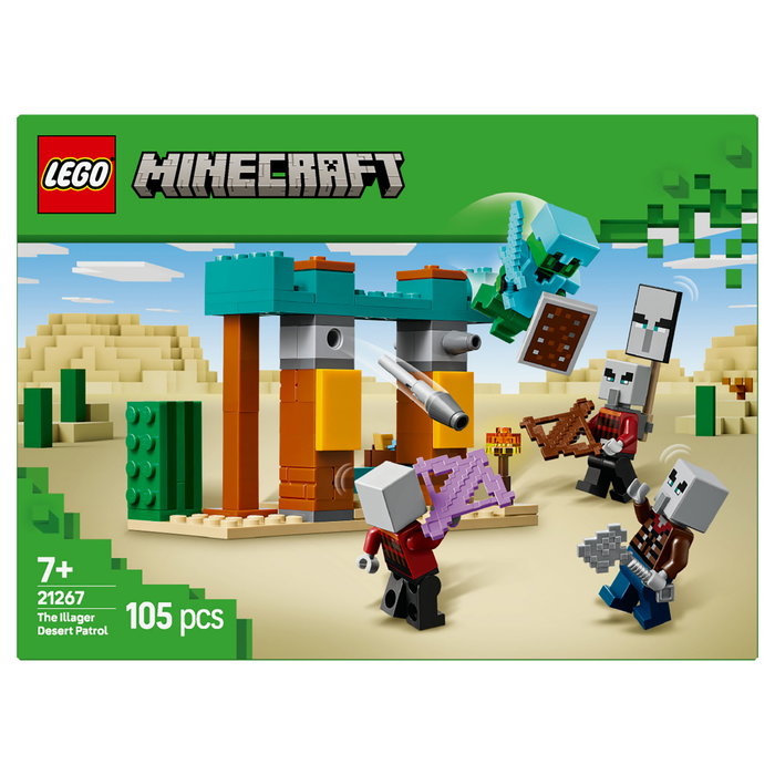 LEGO Minecraft La Patrulla del Desierto de los Maldeanos 21267